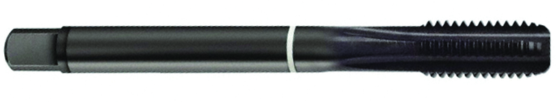 3-56 Dia. - 2B - 3 FL - Cobalt Semi-Bott White Ring Tap - Blk-Ox FORM-C DIN 374 - Top Tool & Supply