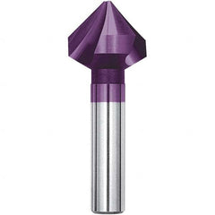 Magafor - 31mm Head Diam, 15/32" Shank Diam, 90° Solid Carbide Countersink - Top Tool & Supply