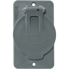 Hubbell Wiring Device-Kellems - Electrical Outlet Box & Switch Box Accessories Accessory Type: Box Cover Material: PBT Resin - Top Tool & Supply