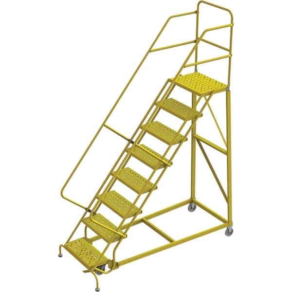 TRI-ARC - Rolling & Wall Mounted Ladders & Platforms Type: Stairway Slope Ladder Style: Forward Descent 50 Degree Incline - Top Tool & Supply