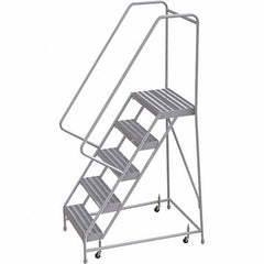 TRI-ARC - Rolling & Wall Mounted Ladders & Platforms Type: Rolling Warehouse Ladder Style: Rolling Safety Ladder - Top Tool & Supply