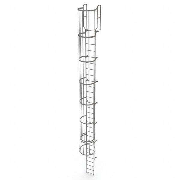 TRI-ARC - Rolling & Wall Mounted Ladders & Platforms Type: Fixed Ladder Style: Safety Cage - Top Tool & Supply