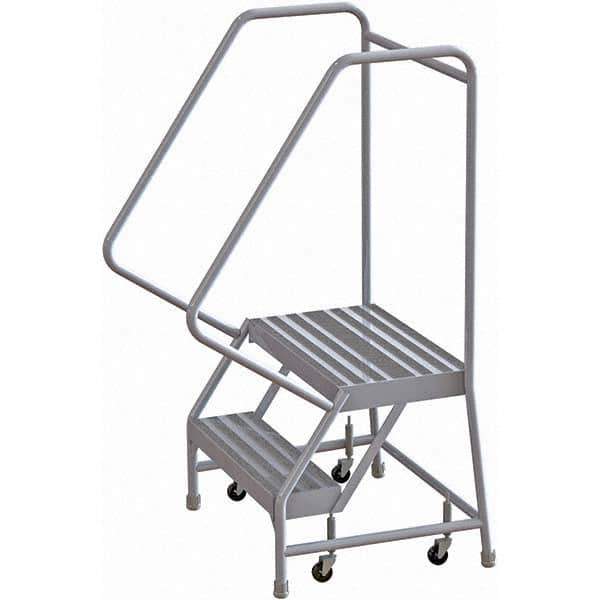 TRI-ARC - Rolling & Wall Mounted Ladders & Platforms Type: Rolling Warehouse Ladder Style: Rolling Safety Ladder - Top Tool & Supply