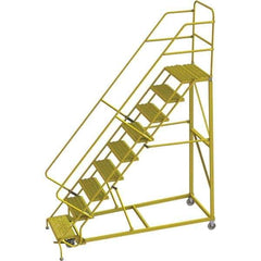 TRI-ARC - Rolling & Wall Mounted Ladders & Platforms Type: Stairway Slope Ladder Style: Forward Descent 50 Degree Incline - Top Tool & Supply