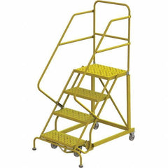 TRI-ARC - Rolling & Wall Mounted Ladders & Platforms Type: Stairway Slope Ladder Style: Forward Descent 50 Degree Incline - Top Tool & Supply