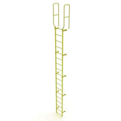 TRI-ARC - Rolling & Wall Mounted Ladders & Platforms Type: Fixed Ladder Style: Safety Cage - Top Tool & Supply