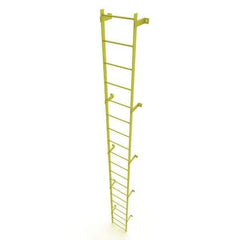 TRI-ARC - Rolling & Wall Mounted Ladders & Platforms Type: Fixed Ladder Style: Safety Cage - Top Tool & Supply