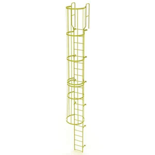 TRI-ARC - Rolling & Wall Mounted Ladders & Platforms Type: Fixed Ladder Style: Safety Cage - Top Tool & Supply