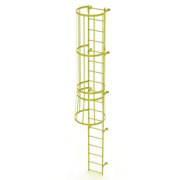 TRI-ARC - Rolling & Wall Mounted Ladders & Platforms Type: Fixed Ladder Style: Safety Cage - Top Tool & Supply