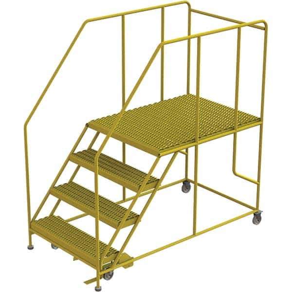 TRI-ARC - Rolling & Wall Mounted Ladders & Platforms Type: Rolling Work Platform Style: Steel Work Platform - Top Tool & Supply