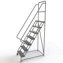 TRI-ARC - Rolling & Wall Mounted Ladders & Platforms Type: TiltNRoll Rolling Ladder Style: Tilt & Roll Safety Ladder - Top Tool & Supply