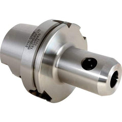 Techniks - HSK100A Taper Shank 40mm Hole End Mill Holder & Adapter - 90mm Nose Diam, 120mm Projection - Exact Industrial Supply