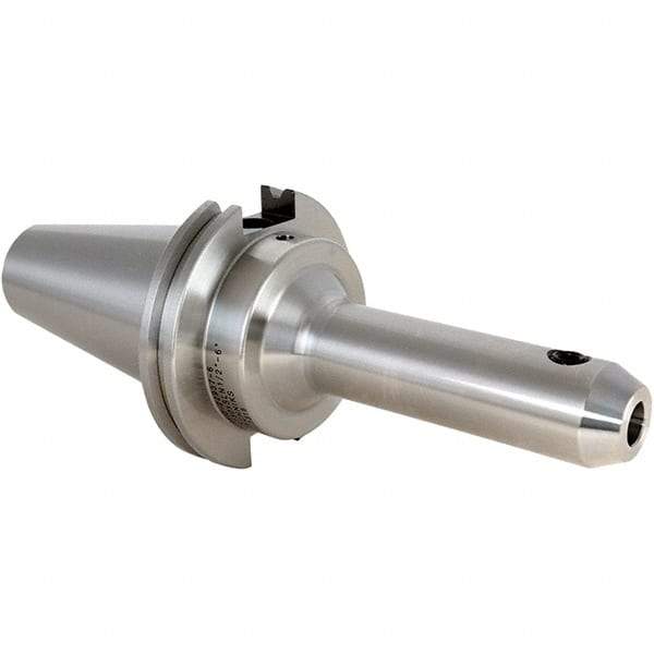 Techniks - CAT50 Taper Shank 1/2 Hole End Mill Holder & Adapter - 1-3/4" Nose Diam, 8" Projection - Exact Industrial Supply