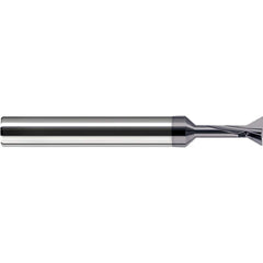 Harvey Tool - 30° 1/4" Cut Diam, 5/32" Cut Width, Solid Carbide Dovetail Cutter - Exact Industrial Supply