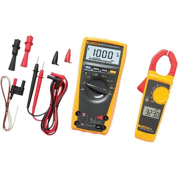 Fluke - Multimeters Multimeter Type: Digital; Digital Clamp Measures: Capacitance; Current; Frequency; Resistance; Temperature; Voltage - Top Tool & Supply