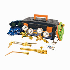 Made in USA - Oxygen/Acetylene Torch Kits; Type: Oxyacetylene ; Maximum Cutting: 6 (Inch); Welding Capacity: 1-1/4 (Inch); Maximum Heating Capacity: 5600?F ; Contents: Welding Handle WH350; Cutting Attachment CA350; Oxygen Regulator MR8210; Fuel Gas Regu - Exact Industrial Supply