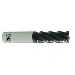 1" Dia. - 5" OAL - TIAlN CBD - .19 CR- Roughing End Mill - 4 FL - Top Tool & Supply