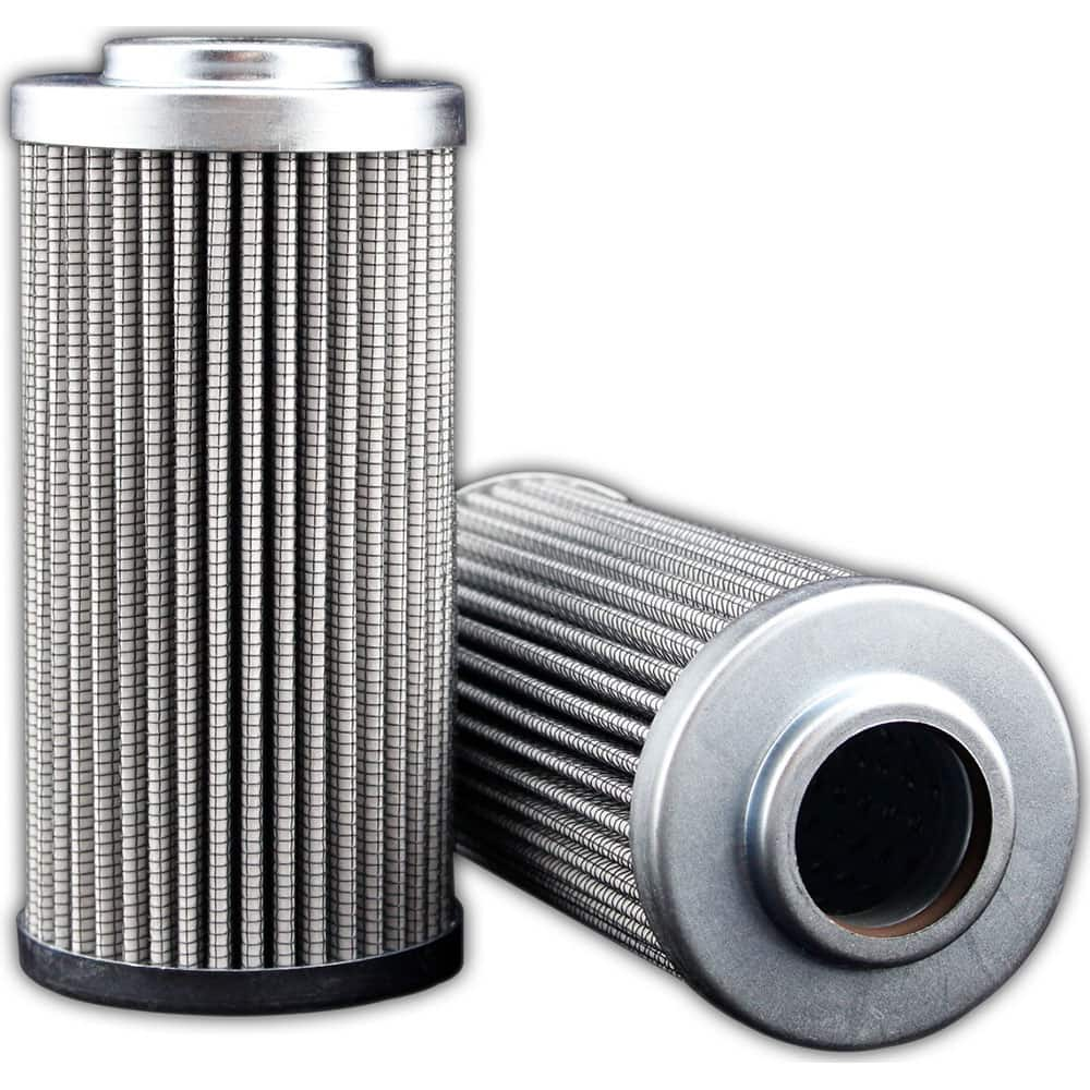 Replacement/Interchange Hydraulic Filter Element: Microglass, 10  µ