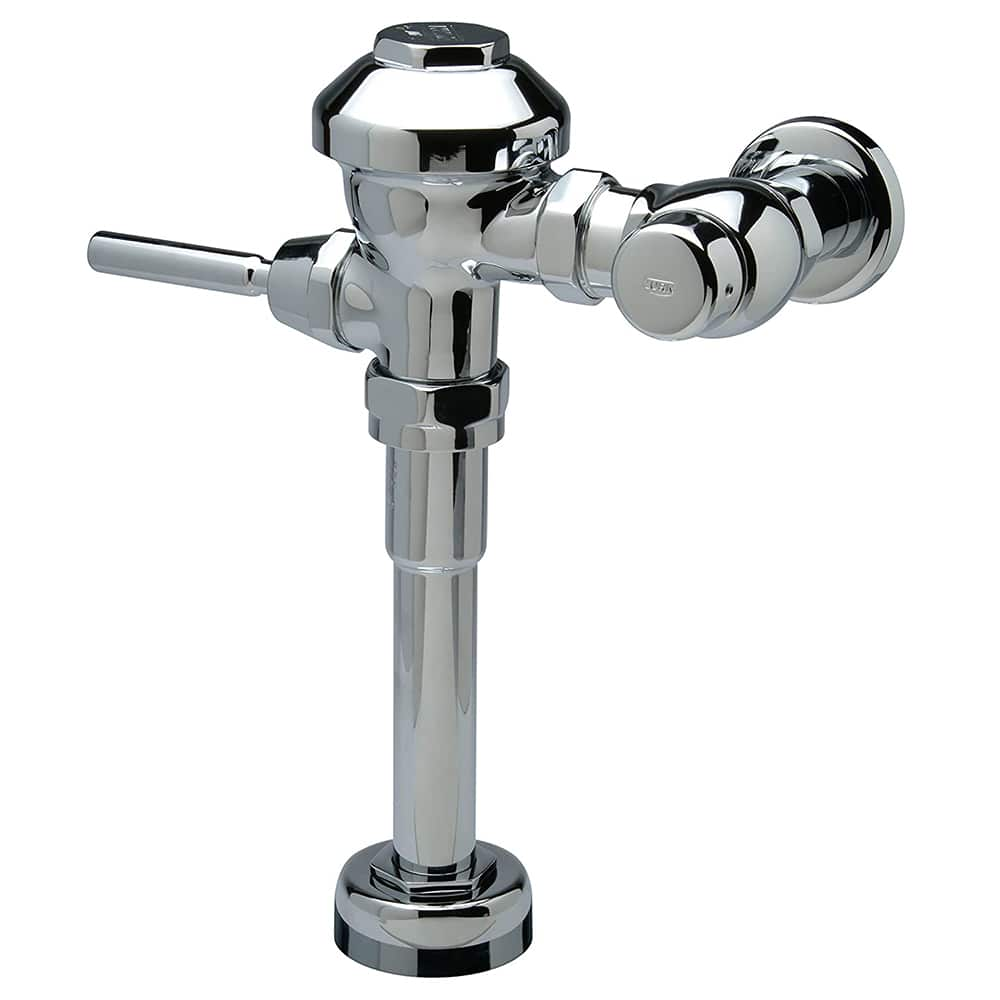 Zurn - Manual Flush Valves; Style: Manual ; Gallons Per Flush: 3.168 ; Pipe Size: 1-1/4" (Inch); Spud Coupling Size: 1-1/4 (Inch) - Exact Industrial Supply