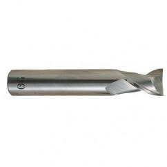 3/8 Dia. x 2-1/2 Overall Length 2-Flute Square End Solid Carbide SE End Mill-Round Shank-Center Cutting-Uncoated - Top Tool & Supply