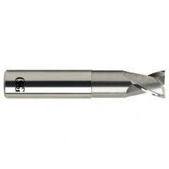 1/2 Dia. x 3 Overall Length 2-Flute Square End Solid Carbide SE End Mill-Round Shank-Center Cutting-Uncoated - Top Tool & Supply