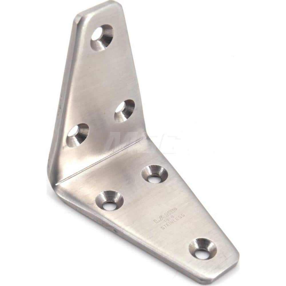 Brackets; Type: Angle Bracket; Length (mm): 80.00; Width (mm): 52.00; Height (mm): 80.0000; Load Capacity (Lb.): 31.000; Finish/Coating: Satin; Minimum Order Quantity: 304 Stainless Steel; Material: 304 Stainless Steel