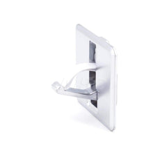 All-Purpose & Utility Hooks; Overall Length (Inch): 2-1/2; Finish/Coating: Dull Chrome; Maximum Load Capacity: 44.00; Width (Inch): 2-1/2; Minimum Order Quantity: Zinc Alloy; Type: Square Retractable Recessed Hook; Material: Zinc Alloy; Type: Square Retra