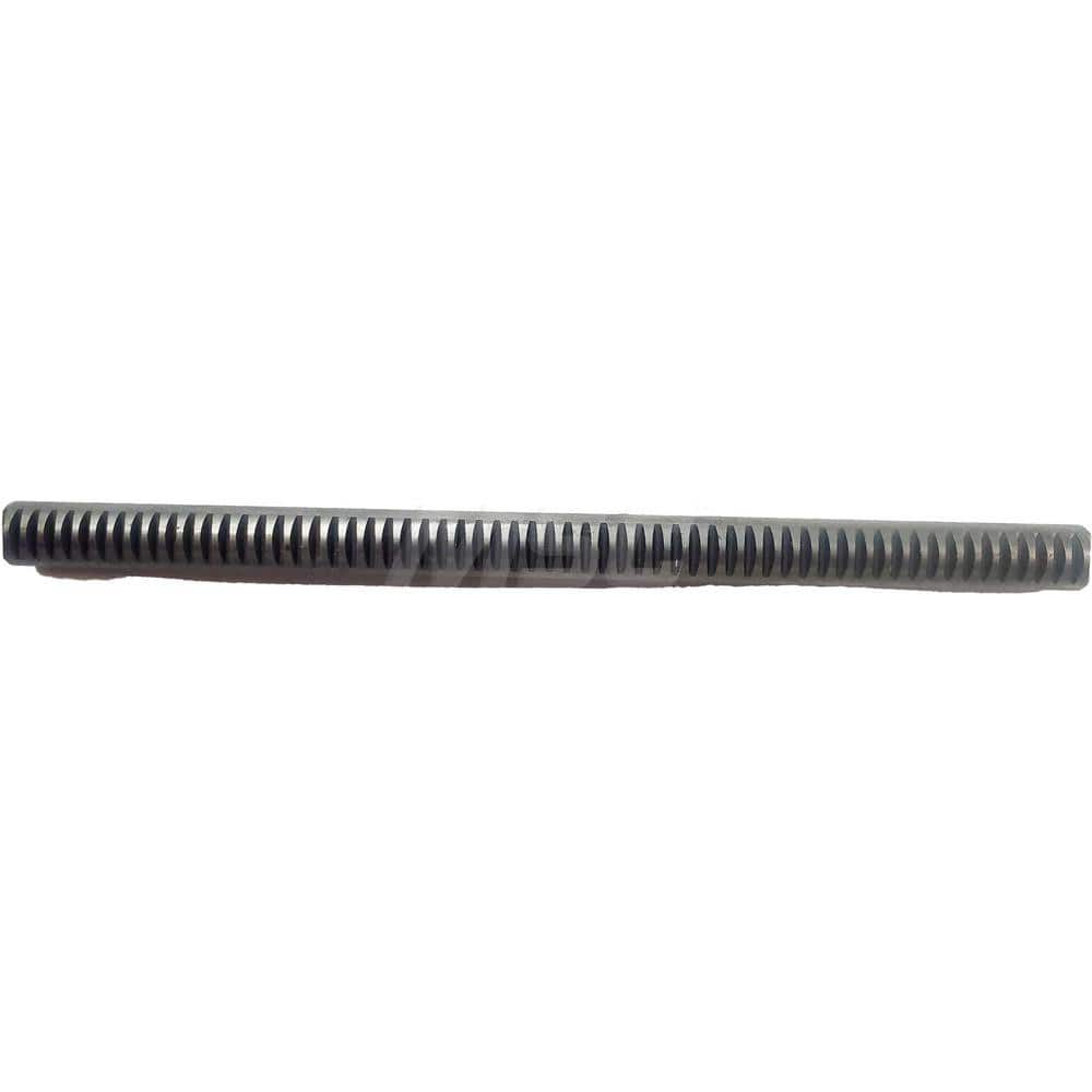 5/16″ Diam 1' Long 1018/12L14 Steel Gear Rack 16 Pitch, 20° Pressure Angle, Round