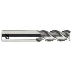 3/4 Dia. x 4 Overall Length 3-Flute .090 C/R Solid Carbide SE End Mill-Round Shank-Center Cutting-Uncoated - Top Tool & Supply