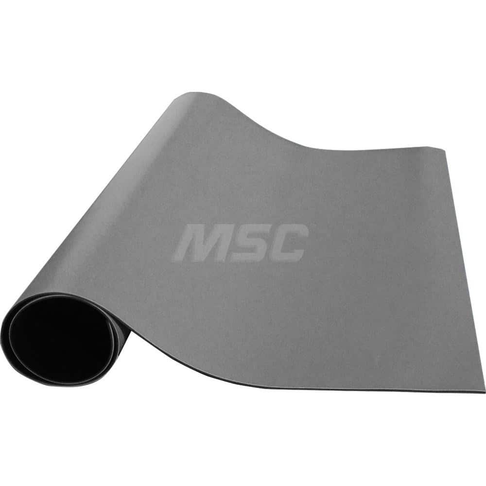 Anti-Static Work Kits & Table Mats; Mat Type: Anti-Static Table Mat; Material: Rubber; Overall Length: 30.00; Thickness: 0.06 in; Resistance: 108.000; Color: Gray