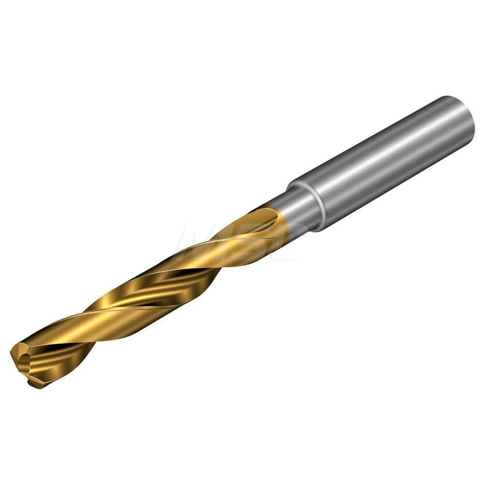 Jobber Length Drill Bit: 0.374″ Dia, 147 °, Solid Carbide TiAlSiN, TiSiN Finish, 4.0551″ OAL, Right Hand Cut, Spiral Flute, Straight-Cylindrical Shank, Series CoroDrill 860