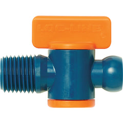 Coolant Hose System Component - 1/4″ Inside Diameter System-1/4″ Male NPT Valve (Pack of 2) - Top Tool & Supply