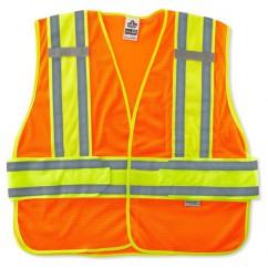 8240HL M/L ORANGE EXPANDABLE VEST - Top Tool & Supply