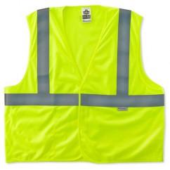 8255HL S/M LIME TREATED POLY VEST - Top Tool & Supply