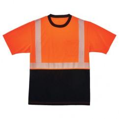 8280BK XL ORG/BLK FRONT PERF T-SHIRT - Top Tool & Supply