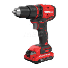 Cordless Drill: 20V, 1/2″ Chuck, 1,900 RPM Keyless Chuck, Reversible, 1 Lithium-ion Battery Included, Charger Included