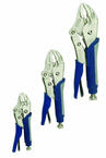 3 Piece - Curve Jaw Cushion Grip Locking Plier Set - Top Tool & Supply
