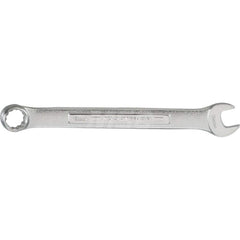 Combination Wrench: Steel, Polished Chrome-Plated