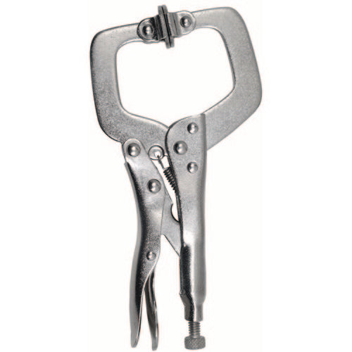 LOCKING C-CLAMP W/SWIVEL PAD 9″ - Top Tool & Supply