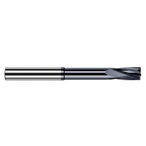 0.2031″ (13/64″) Cutter Diameter × 0.7500″ (3/4″) Flute Length × 0.1625″ Reach Carbide Flat Bottom Counterbore, 4 Flutes, AlTiN Coated - Exact Industrial Supply