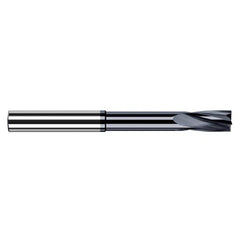 0.2031″ (13/64″) Cutter Diameter × 0.7500″ (3/4″) Flute Length × 0.1625″ Reach Carbide Flat Bottom Counterbore, 4 Flutes, AlTiN Coated - Exact Industrial Supply