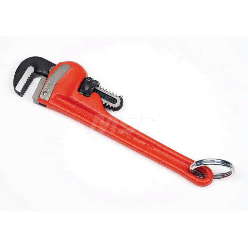 Tethered Pipe Wrench: 6″ OAL, Cast Iron 3/4″ Max Pipe Capacity