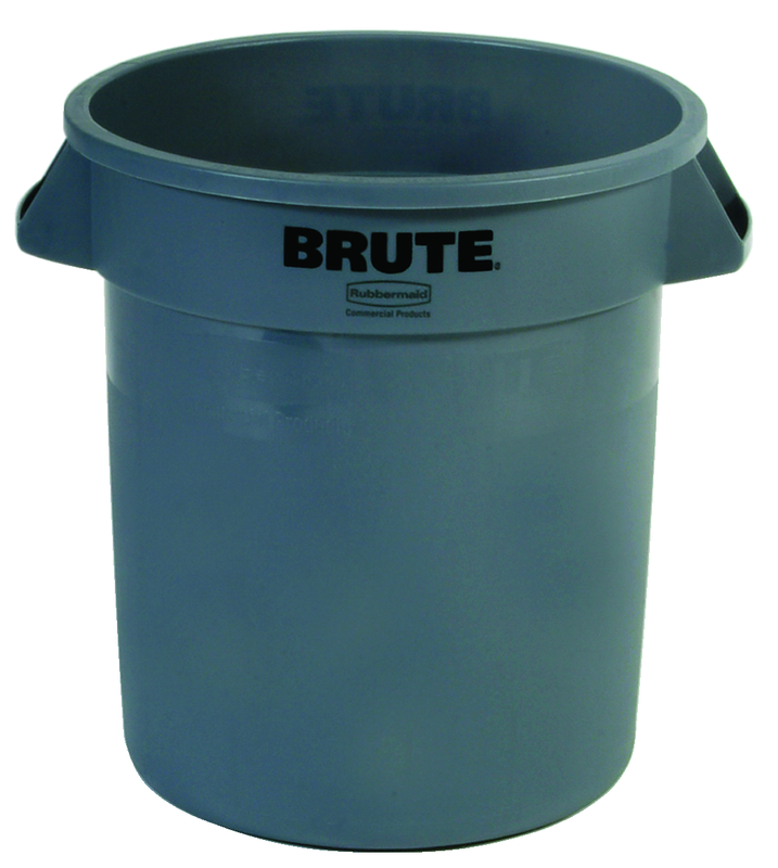 Brute - 10 Gallon Round Container - Double-ribbed base - Top Tool & Supply