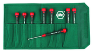 7 Piece - .7 - 3mm - In Pouch - PicoFinish Precision Hex Screwdriver Metric Set - Top Tool & Supply