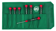 8 Piece - .028 - 1/8 - PicoFinish Precision Hex Screwdriver Inch Set In Pouch - Top Tool & Supply