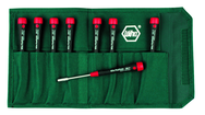 8 Piece - 3/32 - 1/4" - PicoFinish Precision Inch Nut Driver Set in Canvas Pouch - Top Tool & Supply
