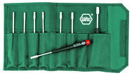 8 Piece - 2.5mm - 6mm - Precision Metric Nut Driver Set in Canvas Pouch - Top Tool & Supply