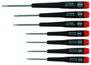 7 Piece - T5; T6; T7; T8 x 40mm; T9; T110x 50mm; T15 x 60mm - Precision Torx Screwdriver Set - Top Tool & Supply