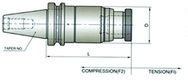 NO.3 V50 TENS/COMP TAP HOLDER - Top Tool & Supply