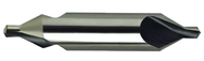 6.3mm x 80mm OAL 60° HSS Center Drill-Bright Form A - Top Tool & Supply